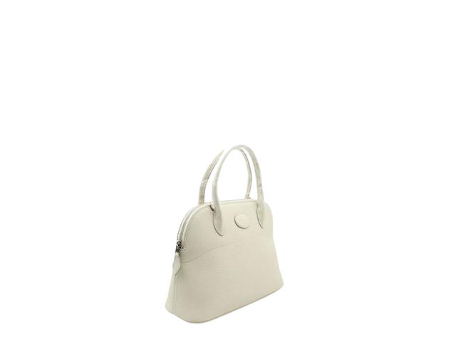 Hermes Hermes Bolide 27 In Epsom Leather And GHW Hardware Silver Craie - view 2
