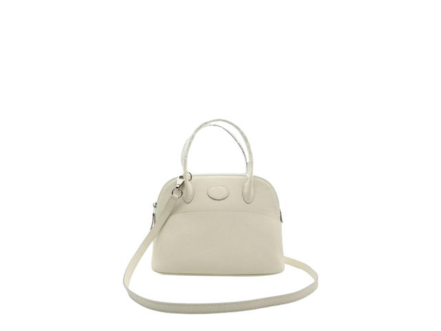 Hermes Hermes Bolide 27 In Epsom Leather And GHW Hardware Silver Craie - view 3