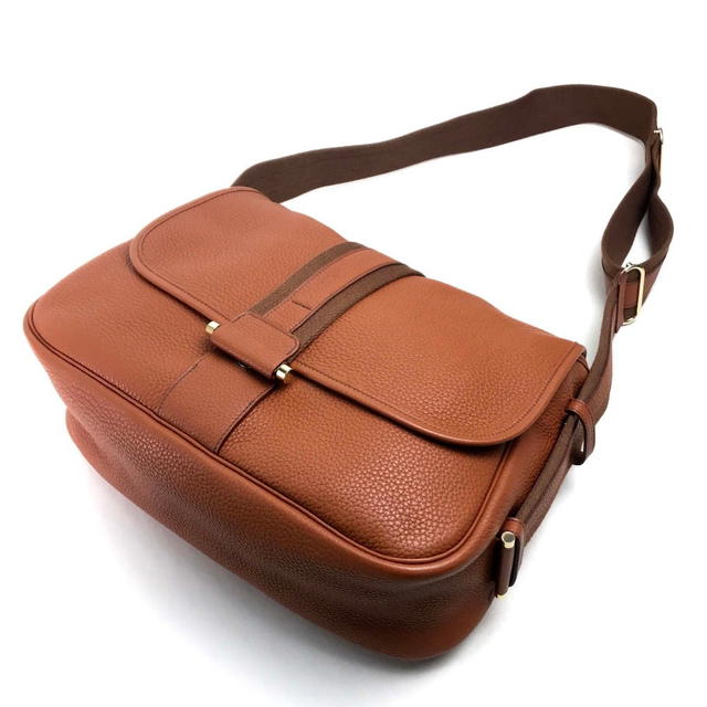 Hermes HERMES Boolean Lang Shoulder Crossbody Shoulder Bag Brown Taurillon Clemence - view 5