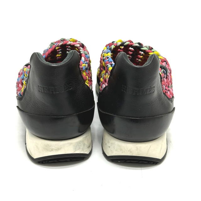 Hermes HERMES Braid Shoes slip-ons sneakers Leather pink - view 3