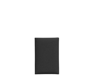Buy Hermes Calvi Card Holder In Epsom Calfskin Noir Palladium-Plated Snap Closure Noir at Sasom – Authentic and Ready to Ship