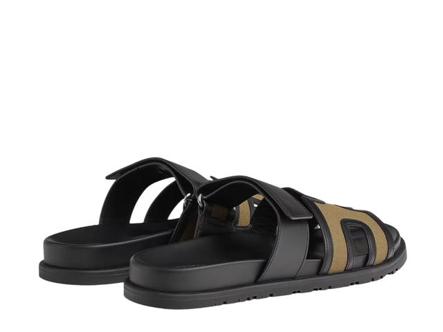Hermes Hermes Chypre Sandal Kaki Nior Canvas (M) - view 3