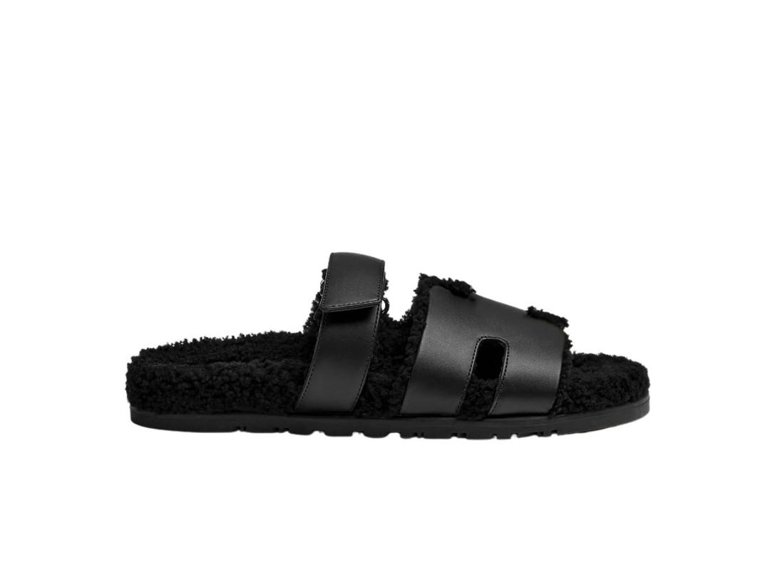 Hermes Hermes Chypre Sandal Noir Noir