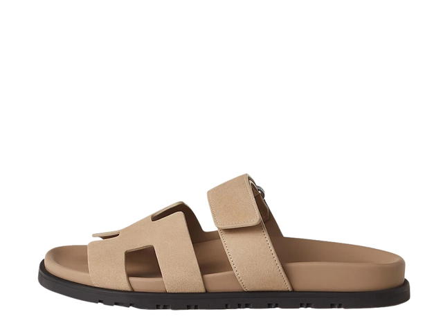 Hermes Hermes Chypre Sandals Suede Goat Skin Beige Azier (W) - view 2