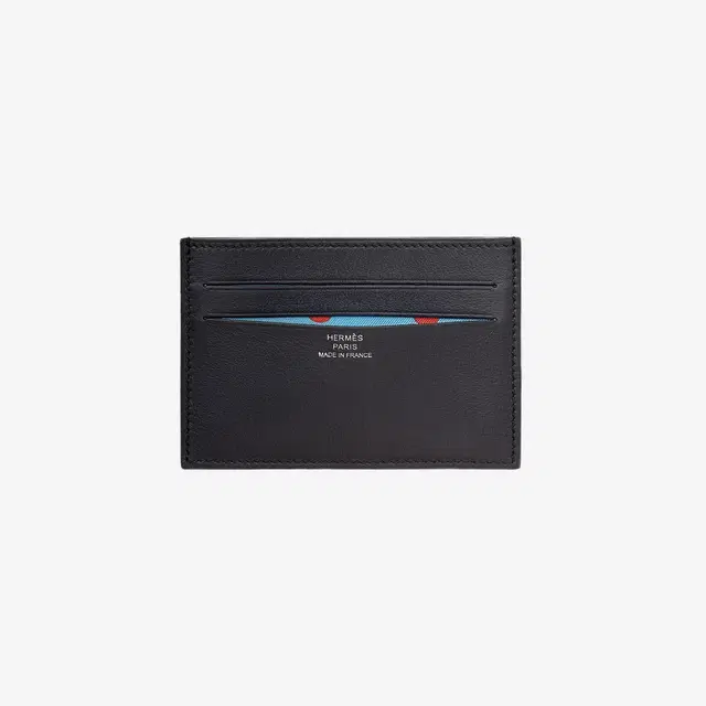 Hermes Hermes Citizen Twill Card Holder Swift & Bleu Indigo Celeste Poppy - view 1