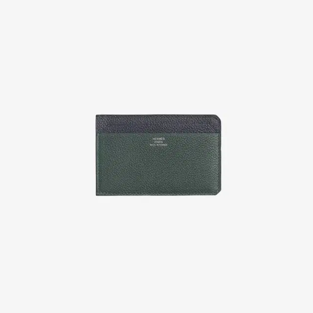 Hermes Hermes City 4CC Colorblock Card Holder Evercolor & Vert Titien Bleu Nuit Bleu De France - view 1