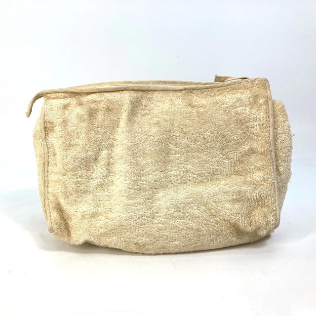 Hermes HERMES Cluch Bag Clutch logo Makeup pouch Cosmetics Pouch pile Beige - view 3