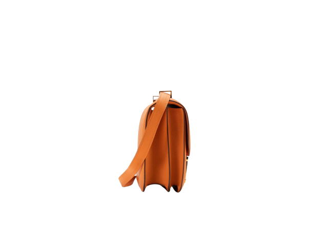 Hermes Hermes Constance III Mini Bag In Epsom Calfskin With Gold Hardware Orange - view 3