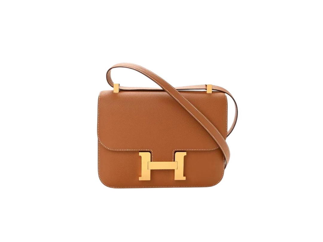 Hermes Hermes Constance Mini 18 Bag In Epsom Calfskin With Gold Hardware Gold