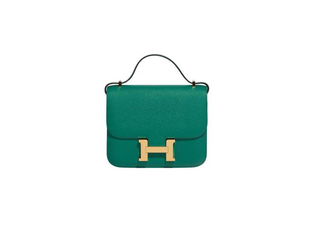 Hermes Hermes Constance Mini 18 Bag In Epsom Calfskin With Gold-Plated Hardware Vert Jade - view 1