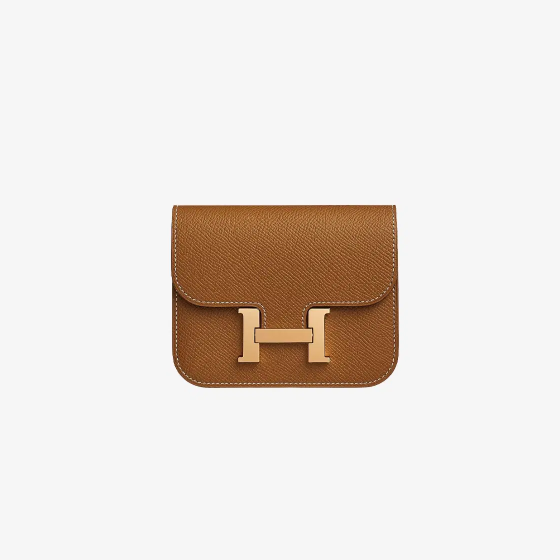 Hermes Hermes Constance Slim Wallet Epsom & Gold