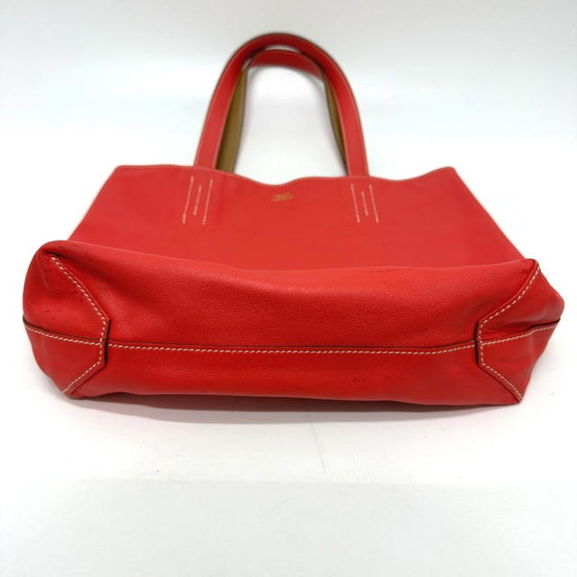 Hermes HERMES Doble Sense 28 reversible Shoulder Tote Bag Leather Beige / Pink - view 4