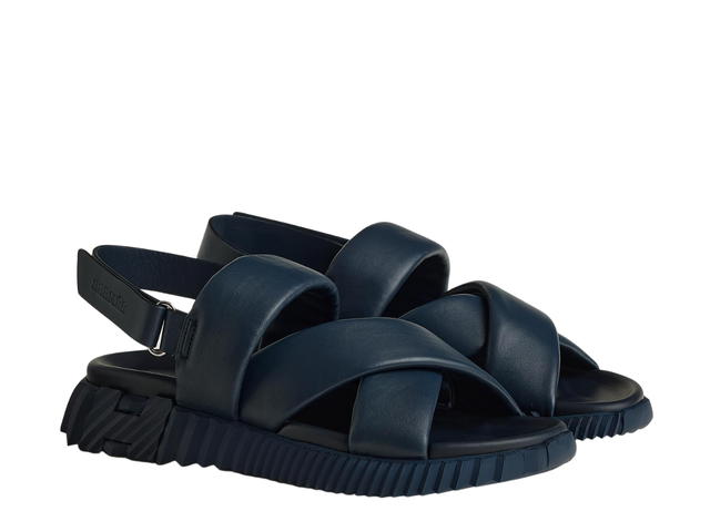 Hermes Hermes Electric Sandal In Nappa Leather-Light Sole Marine - view 2