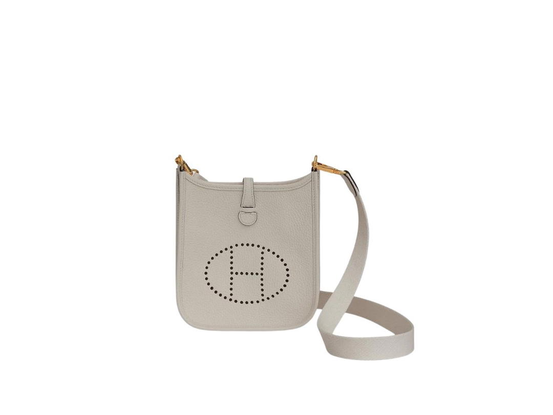 Hermes Hermes Evelyne 16 Amazone Bag In Taurillon Clemence Leather With Gold-Plated Hardware Beton