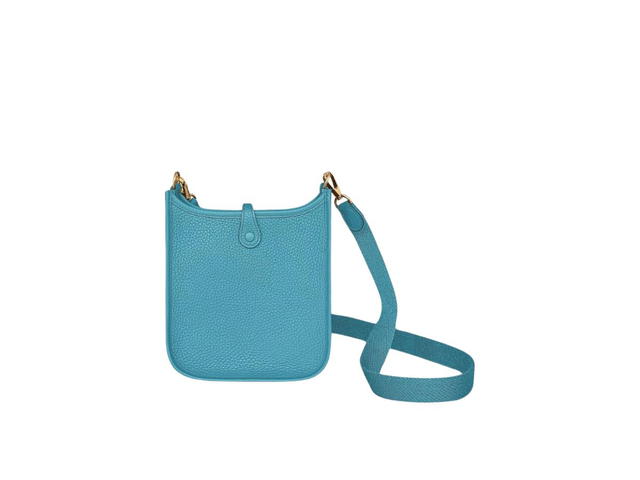Hermes Hermes Evelyne 16 Amazone Bag In Taurillon Clemence Leather With Gold-Plated Hardware Bleu Du Nord - view 2