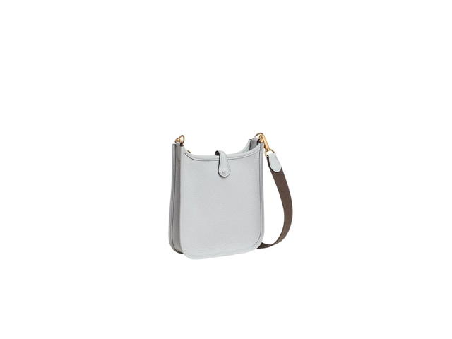 Hermes Hermes Evelyne 16 Amazone Bag In Taurillon Clemence Leather With Gold-Plated Hardware Bleu Pale-Gris Etain - view 3