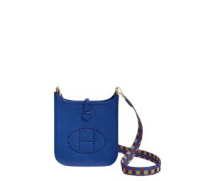 Buy Hermes Evelyne 16 Amazone Bag In Taurillon Clemence Leather With Gold-Plated Hardware Bleu Royal-Bleu Billard-Biscuit-Rough H at Sasom – Authentic and Ready to Ship