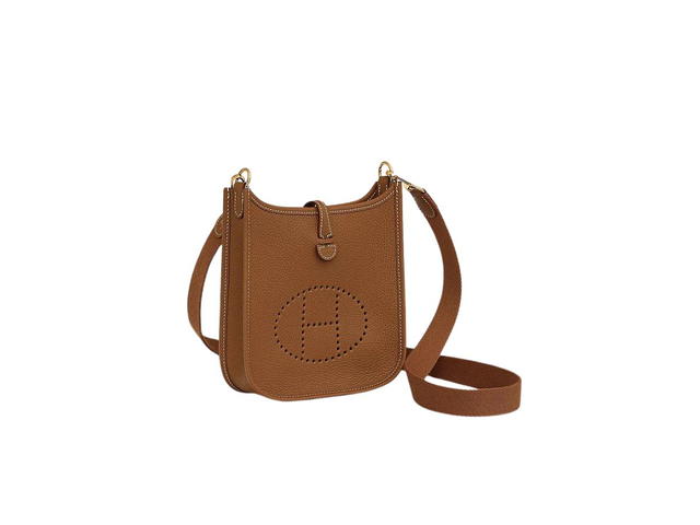 Hermes Hermes Evelyne 16 Amazone Bag In Taurillon Clemence Leather With Gold-Plated Hardware Gold - view 1