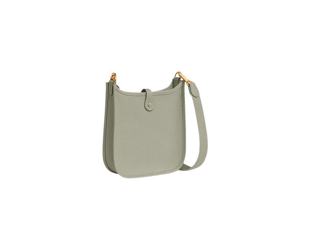 Hermes Hermes Evelyne 16 Amazone Bag In Taurillon Clemence Leather With Gold-Plated Hardware Gris Neve - view 3