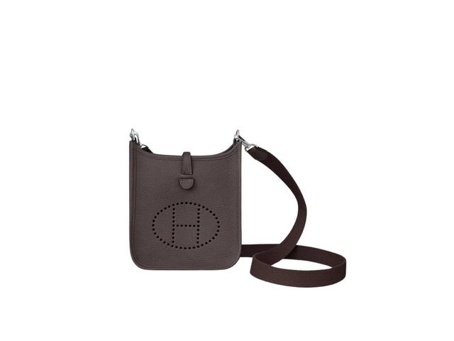 Hermes Hermes Evelyne 16 Amazone Bag In Taurillon Clemence Leather With Palladium-Plated Hardware Havane - view 1