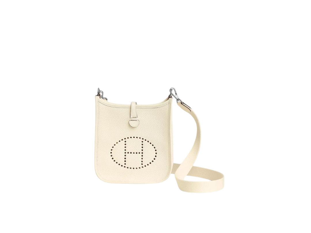 Hermes Hermes Evelyne 16 Amazone Bag In Taurillon Clemence Leather With Palladium-Plated Hardware Nata