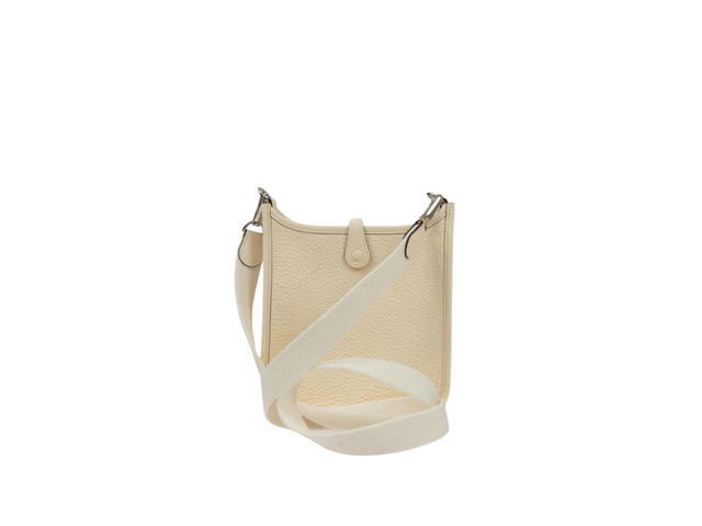Hermes Hermes Evelyne 16 Amazone Bag In Taurillon Clemence Leather With Palladium-Plated Hardware Nata-Blanc - view 2