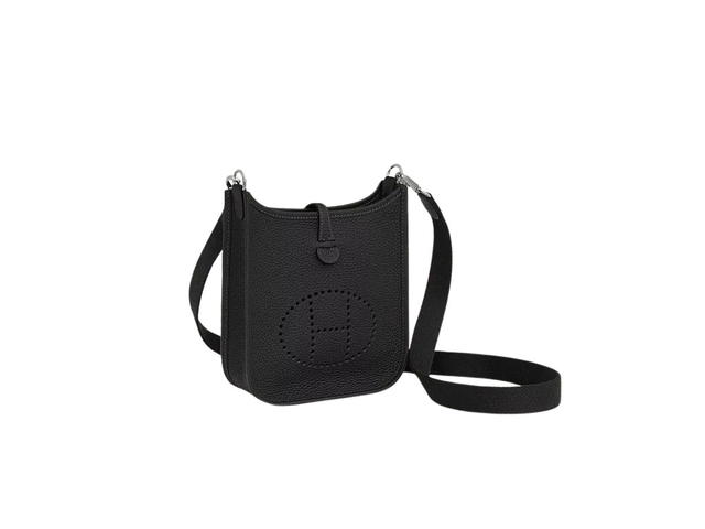 Hermes Hermes Evelyne 16 Amazone Bag In Taurillon Clemence Leather With Palladium-Plated Hardware Noir - view 2
