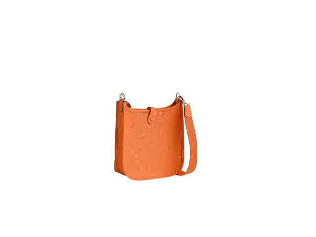 Hermes Hermes Evelyne 16 Amazone Bag In Taurillon Clemence Leather With Palladium-Plated Hardware Orange - view 2