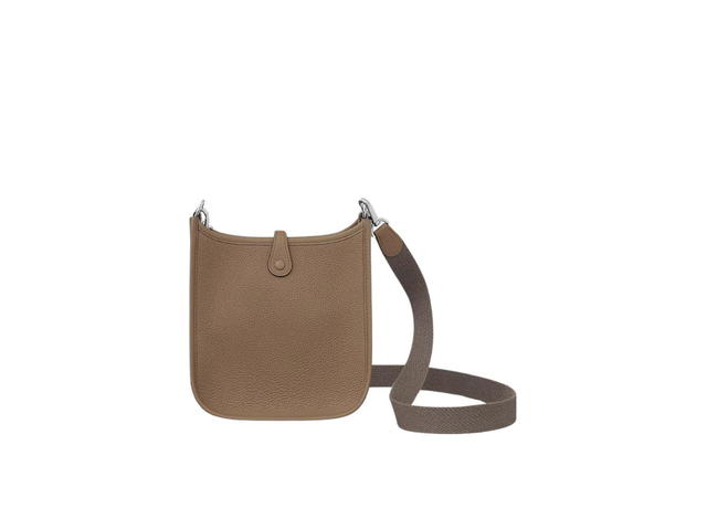 Hermes Hermes Evelyne 16 Amazone Bag In Taurillon Maurice Leather With Palladium-Plated Hardware Beige De Weimar-Gris Ettain - view 3