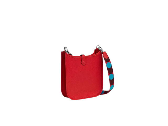 Hermes Hermes Evelyne 16 Amazone Bag In Taurillon Maurice Leather With Palladium-Plated Hardware Rouge De Coeur-Bleu Frida - view 2