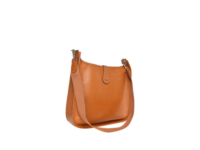 Hermes Hermes Evelyne GM In Taurillon Clemence Leather With Gold Hardware Naturelle - view 2
