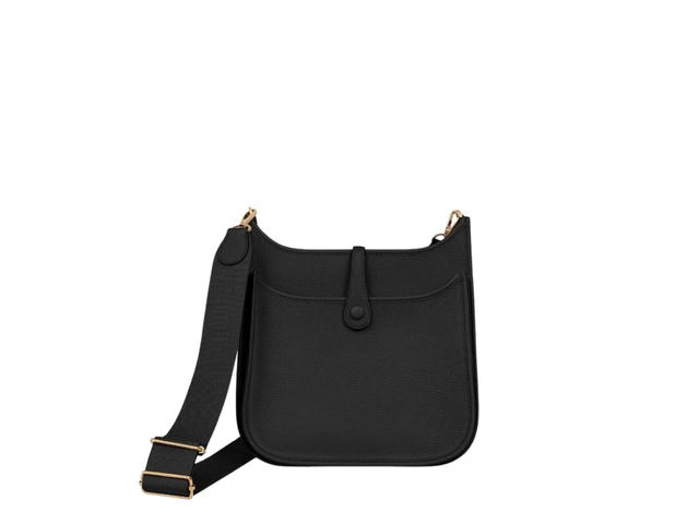 Hermes Hermes Evelyne III 29 Bag In Clemence Calfskin With Gold Hardware Noir - view 2