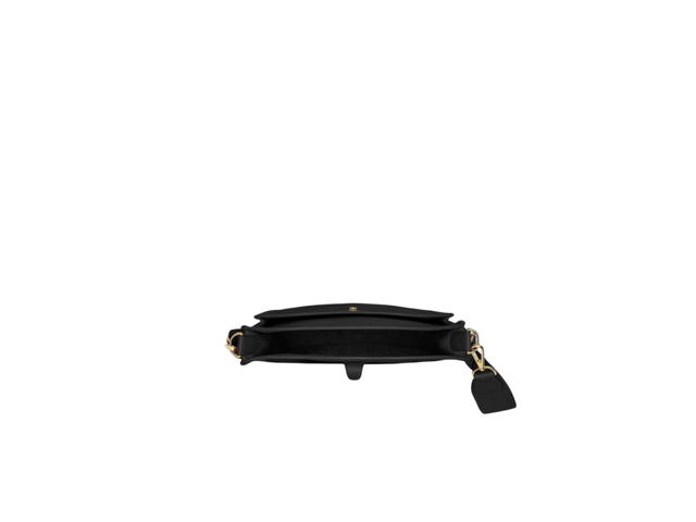 Hermes Hermes Evelyne III 29 Bag In Clemence Calfskin With Gold Hardware Noir - view 3