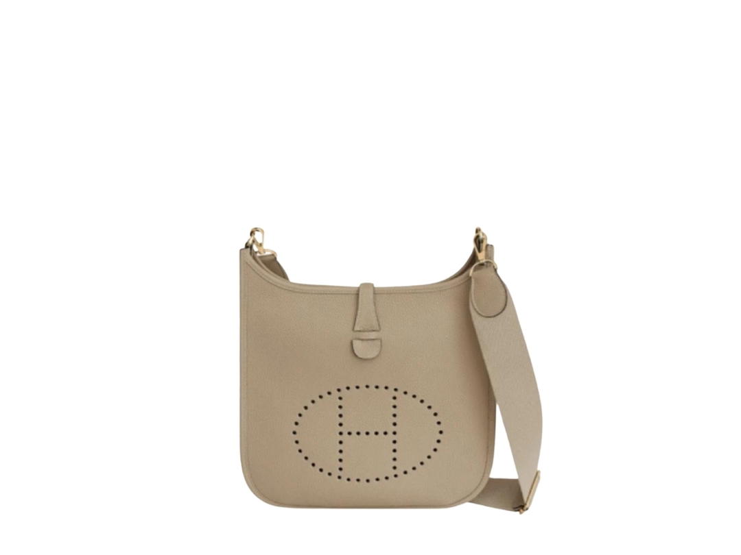 Hermes Hermes Evelyne III 29 Bag In Clemence Calfskin With Gold Hardware Trench