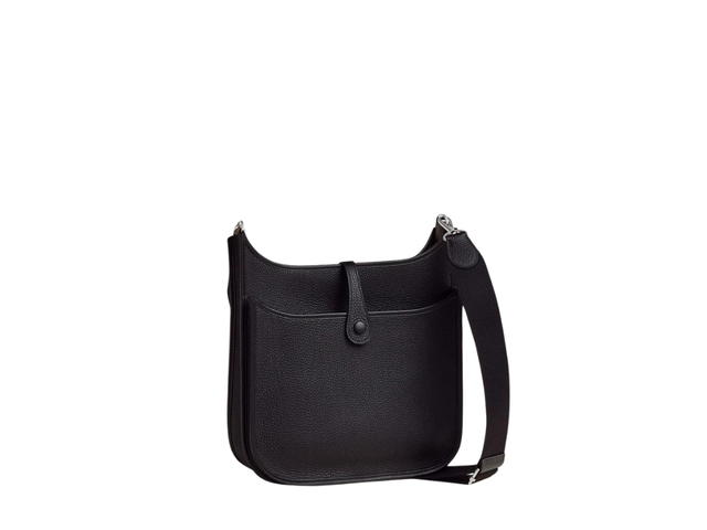 Hermes Hermes Evelyne III 29 Bag In Clemence Calfskin With Palladium Hardware Caban - view 2