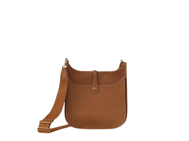 Hermes Hermes Evelyne III 29 Bag In Maurice Calfskin With Gold Hardware Gold - view 2