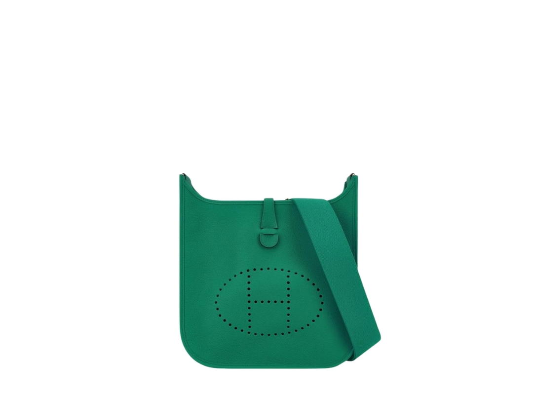 Hermes Hermes Evelyne III 29 Bag In Maurice Calfskin With Gold Hardware Vert Jade