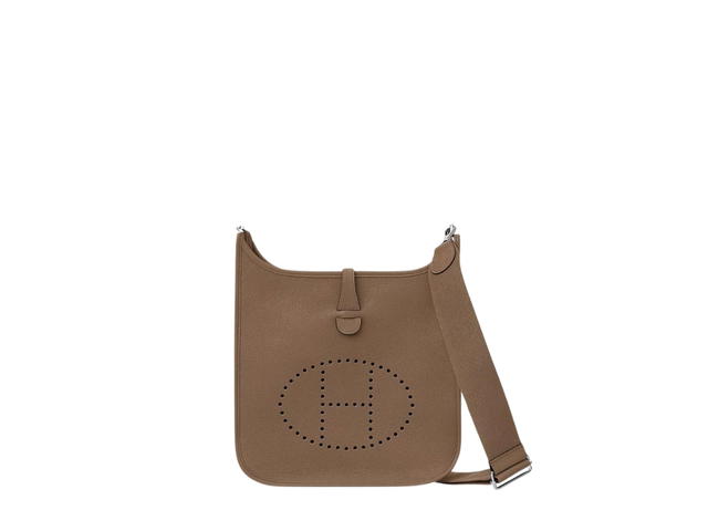 Hermes Hermes Evelyne III 29 Bag In Maurice Calfskin With Palladium Hardware Beige De Weimar - view 1