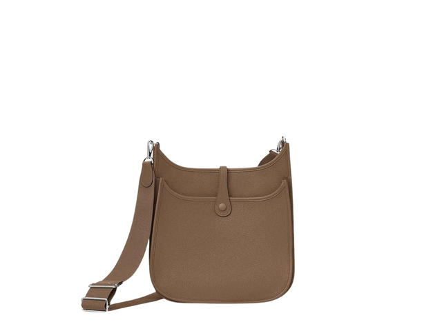 Hermes Hermes Evelyne III 29 Bag In Maurice Calfskin With Palladium Hardware Beige De Weimar - view 2
