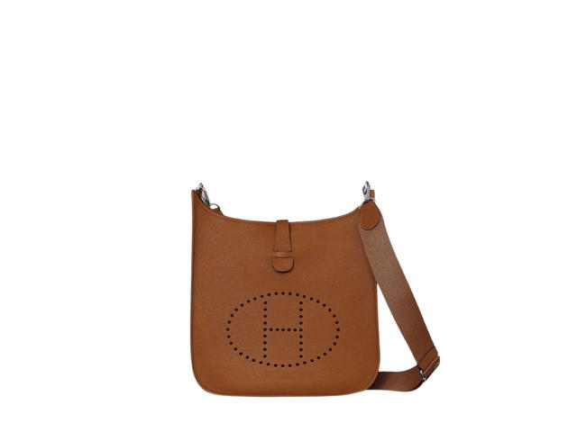 Hermes Hermes Evelyne III 29 Bag In Maurice Calfskin With Palladium Hardware Gold - view 1