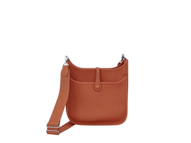 Hermes Hermes Evelyne III 29 Bag In Maurice Calfskin With Palladium Hardware Terre Battue - view 2