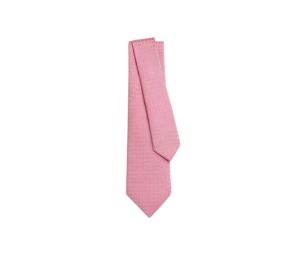 Buy Hermes Faconnee H Tie In Hand-Sewn Silk Twill Rose (7 Cm) at Sasom – Authentic and Ready to Ship