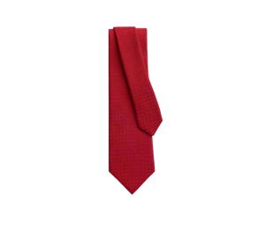 Buy Hermes Faconnee H Tie In Hand-Sewn Silk Twill Rouge at Sasom – Authentic and Ready to Ship