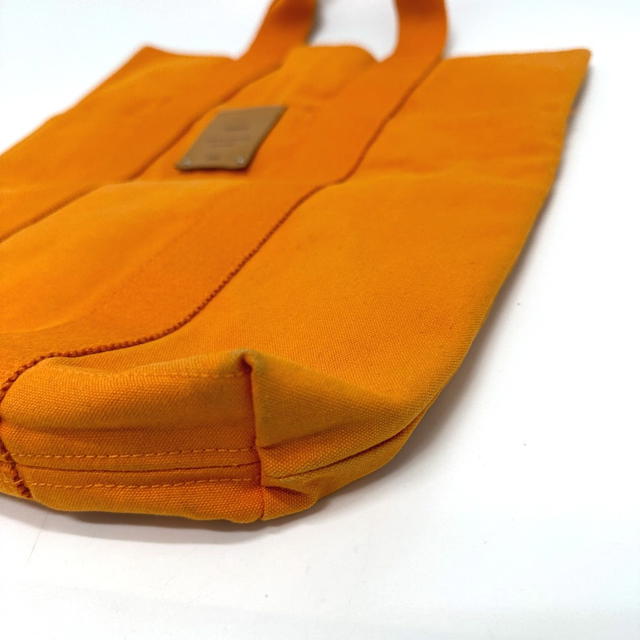 Hermes HERMES Fourre Tout cabas Hawaii French Festival Tote Bag Canvas Orange - view 5