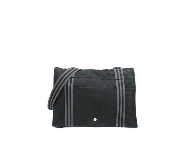 Hermes Hermes Fourre Tout Messenger Bag In Canvas Noir - view 1