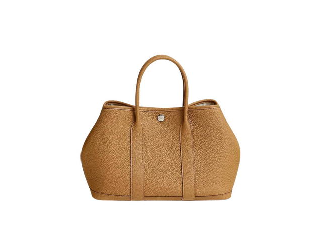 Hermes Hermes Garden Party 30 Bag In Negonda With Palladium-Plated Biscuit - view 1