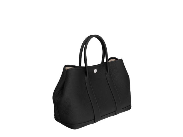 Hermes Hermes Garden Party 30 Bag Negonda Calfskin Noir - view 2