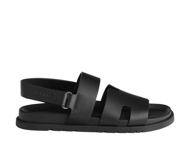 Hermes Hermes Genius Sandal In Calfskin With Anatomical Rubber Sole And Adjustable Strap Noir - view 1