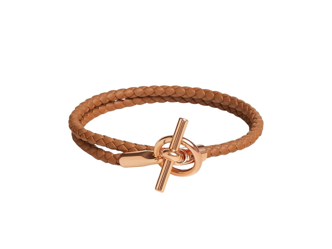 Hermes Hermes Glenan Double Tour Bracelet Gold