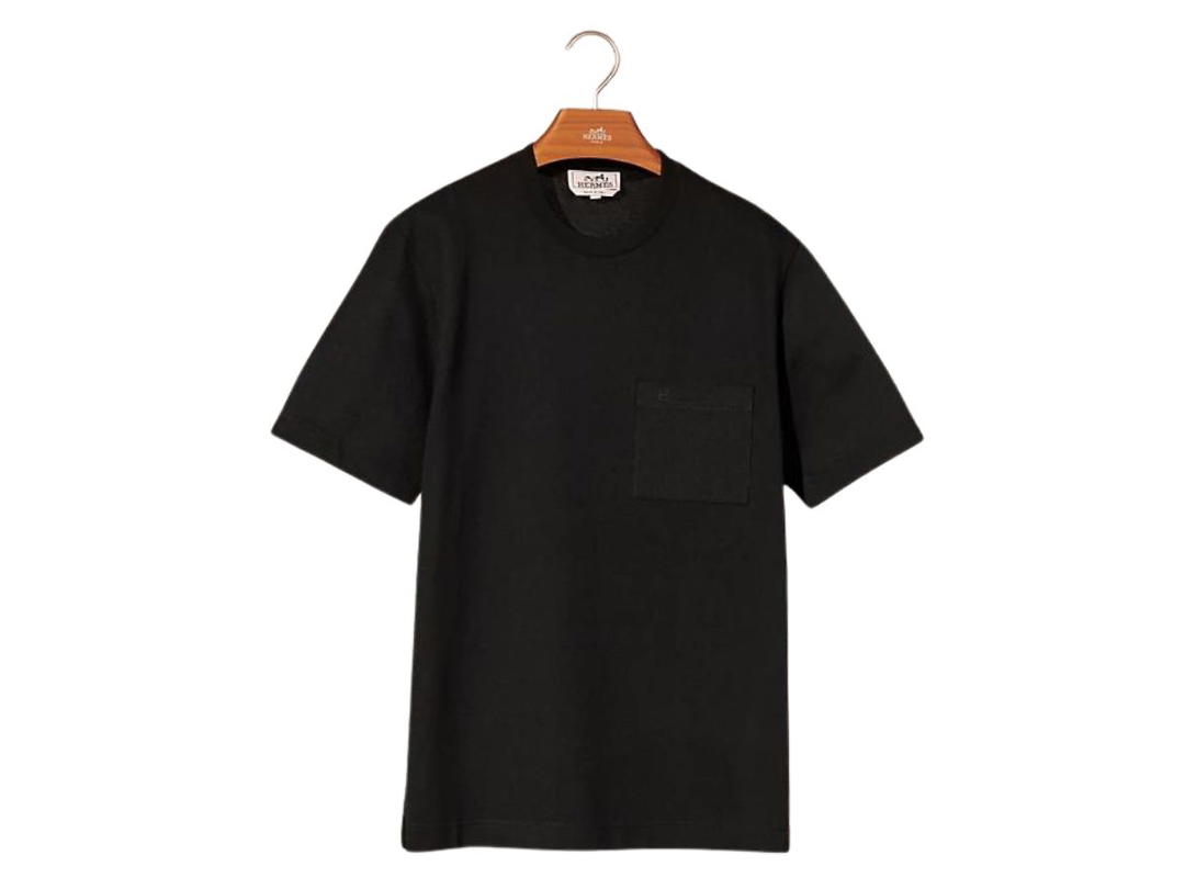 Hermes Hermes H Embroidered T-Shirt Noir